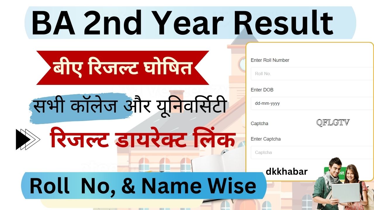 BA 2nd year Result 2024