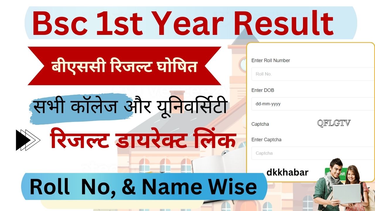 Bsc 1st year Result 2024