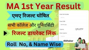 MA 1st year Result 2024