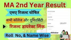 MA 2nd year Result 2024