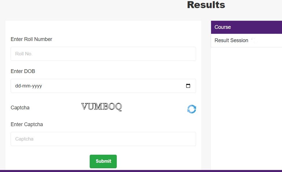 BA 2nd year Result 2025