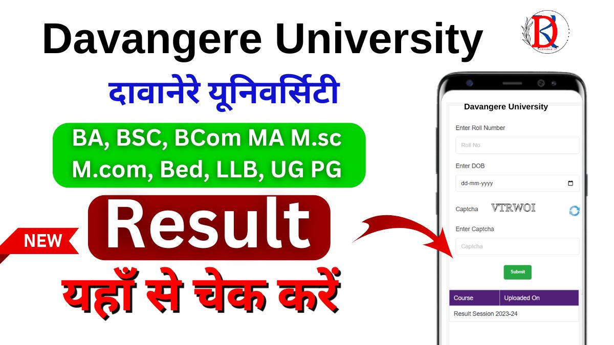 Davangere University Result 2024