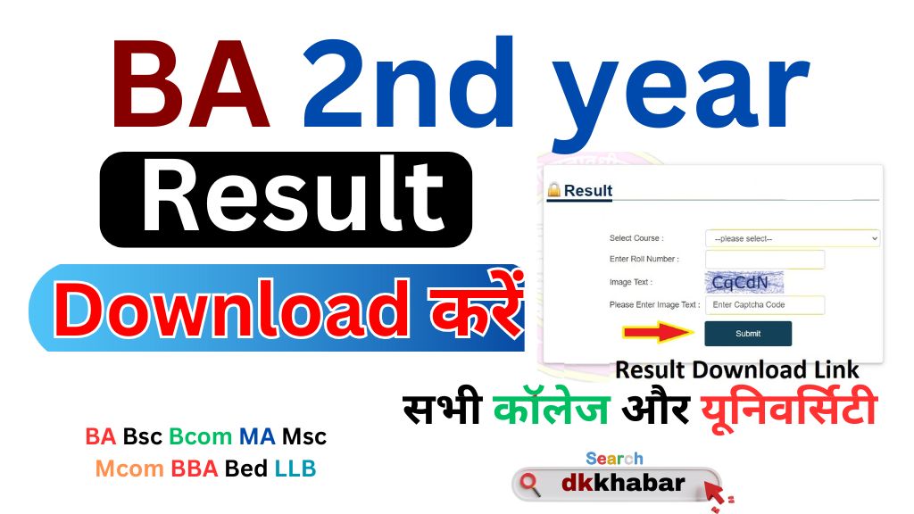 BA 2nd year Result 2024