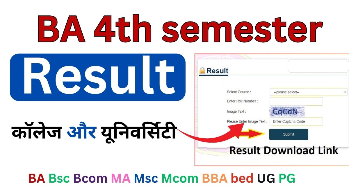 BA 4th semester Result 2024