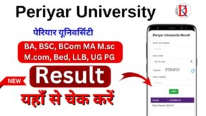 Periyar University Result