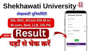 Shekhawati University Result 2024