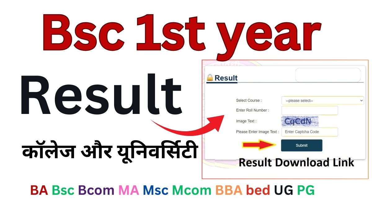 Bsc 1st year Result 2024