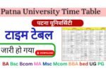 Patna University Time Table 2026