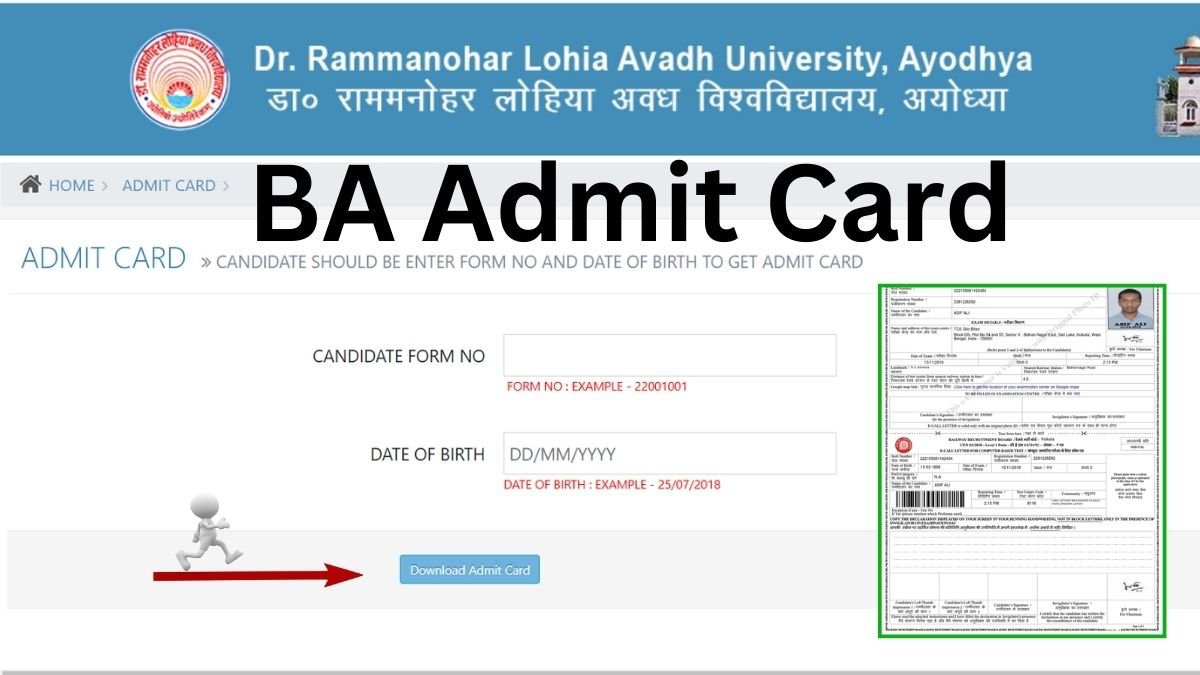 Avadh University BA Admit Card 2026