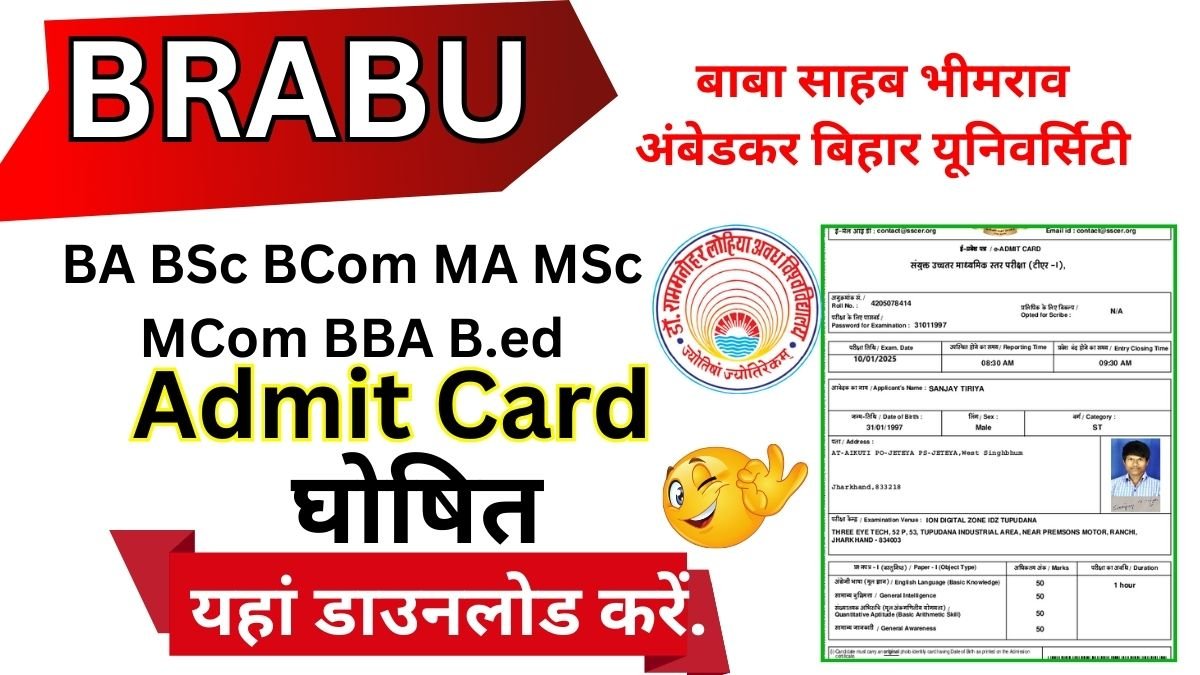 Bangalore University Admit Card 2025