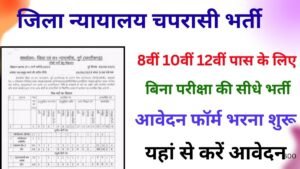 District & Sessions Court Vacancy