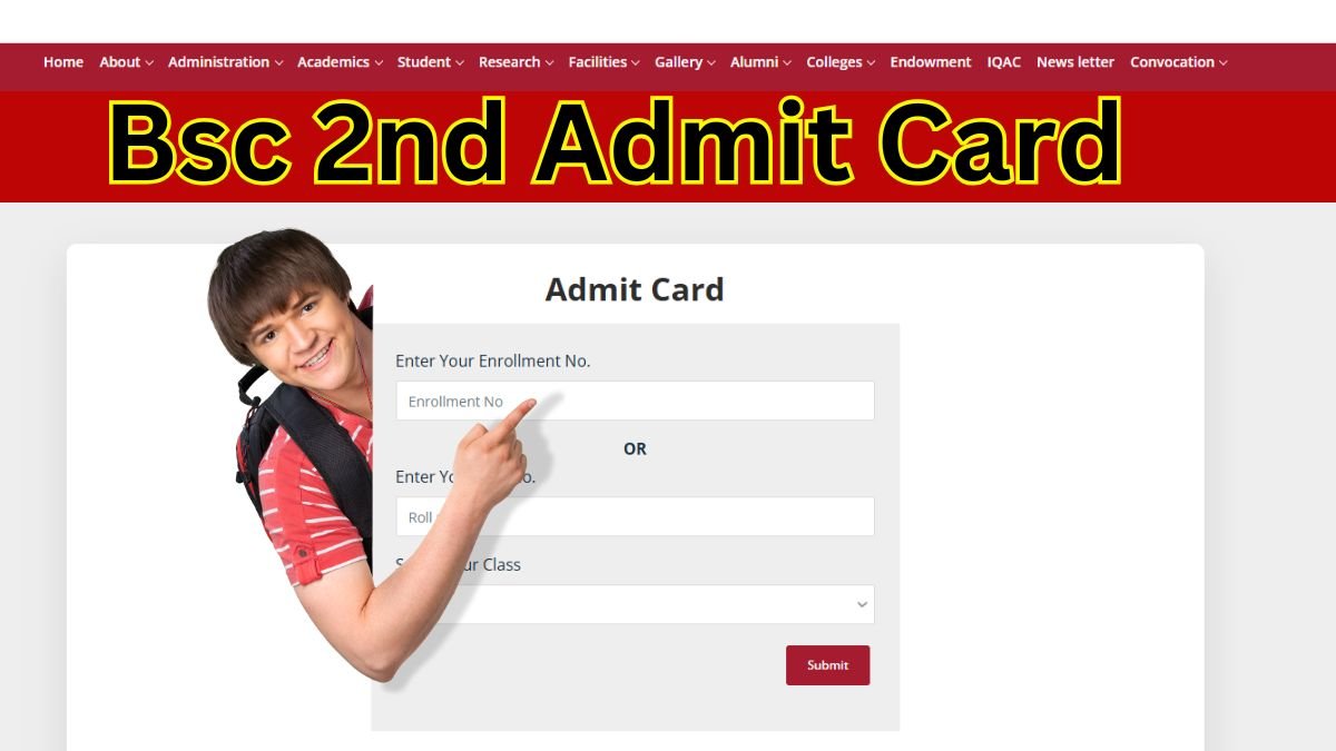 Bsc 2st Year Admit Card 2026