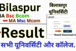 Bilaspur University Result 2025