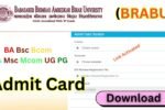 BRABU University Admit Card 2025