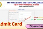 MGKVP Admit Card 2025