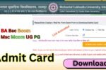 MLSU Admit Card 2025