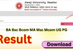 Jiwa ji University Result 2025