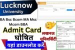 Lucknow University Admit Card 2026