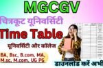 MGCGV University Time Table 2026