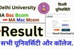 Delhi University Result 2025