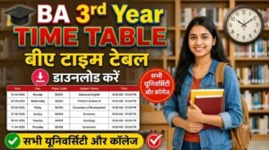 BA 3rd Year Time Table 2026