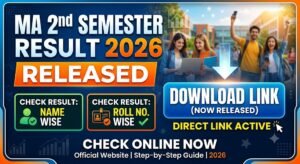 MA 2nd Semester Result 2026