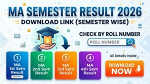 MA semester Result 2026