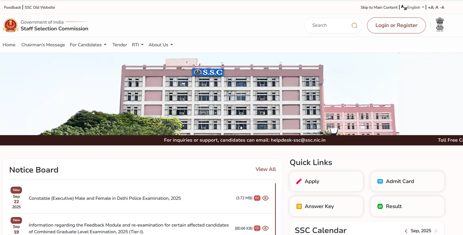 SSC Delhi Police Head Constable Online Apply 