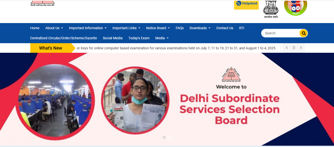 DSSSB TGT Teacher Recruitment 2025