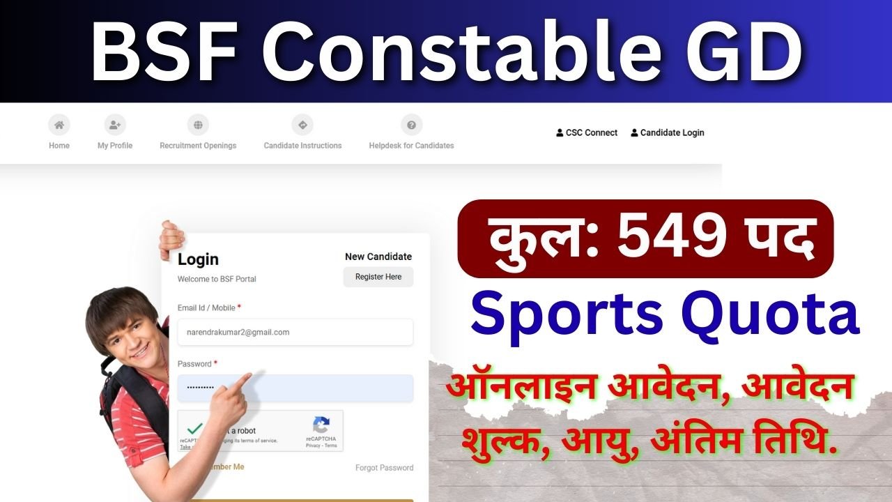 BSF Constable GD Vacancy