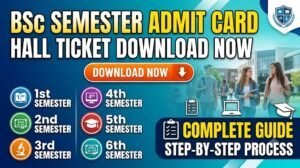 BSc Semester Admit Card 2026