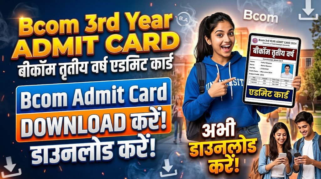 Bcom 3rd Year Admit Card 2026