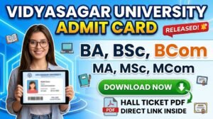 Vidyasagar University Admit Card 2026