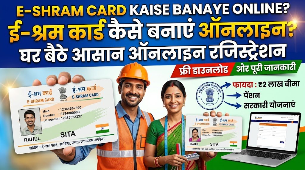 E-Shram Card Kaise Banaye 2026