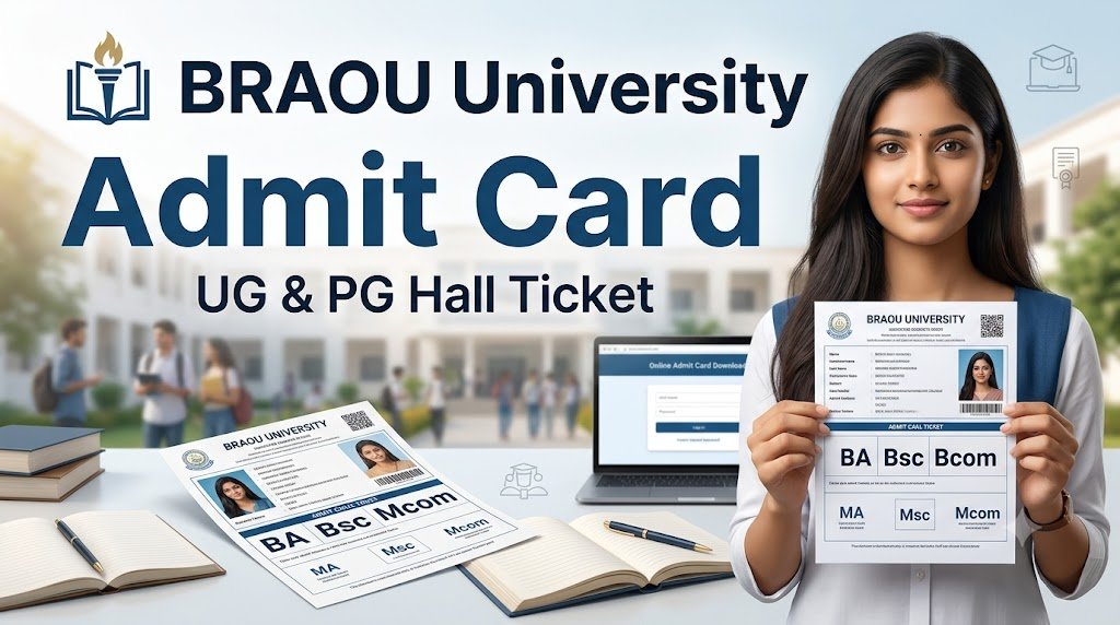 BRAOU University Admit Card 2026