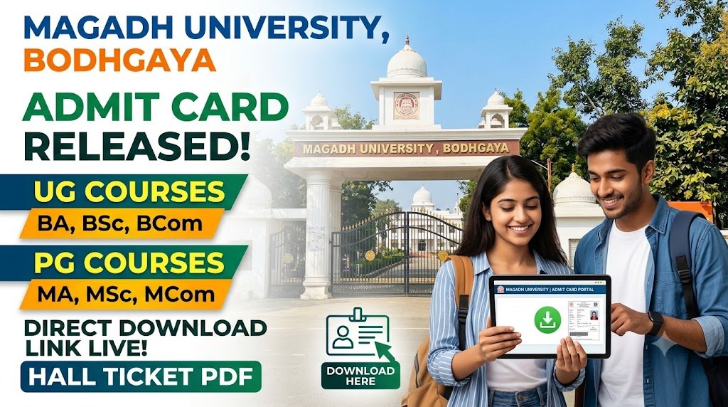 Magadh University Admit Card 2026