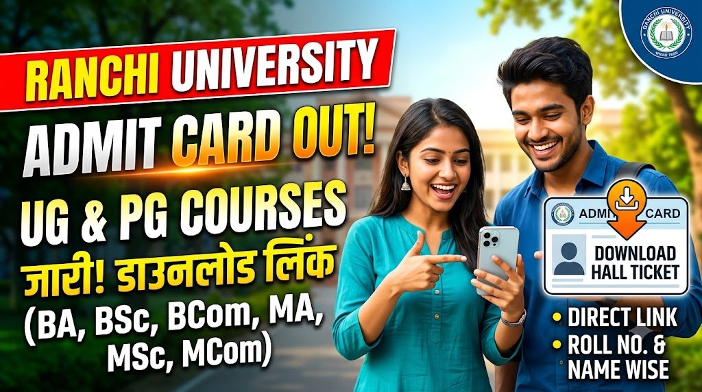 Ranchi University Admit Card 2026