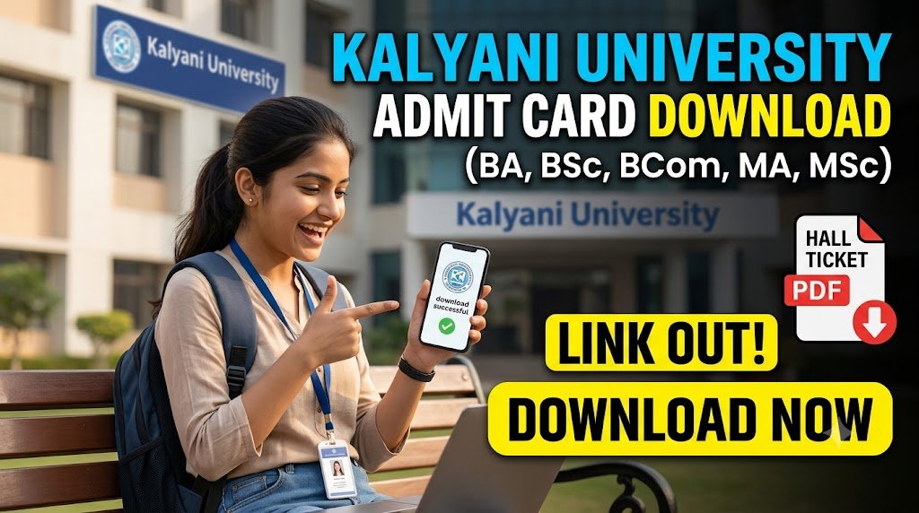 Kalyani University Admit Card 2026