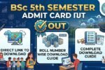 BSc 5th Semester Admit Card 2026