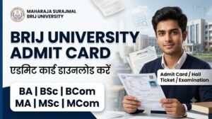 Brij University Admit Card 2026