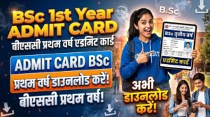BSc 1st Year Admit Card 2026