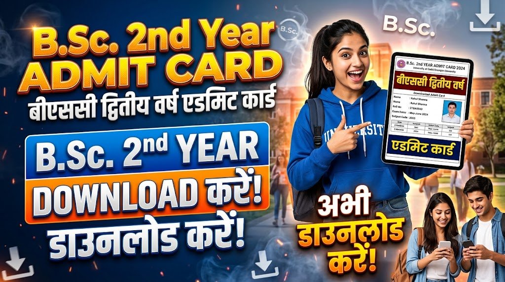 BSc 2nd Year Admit Card 2026