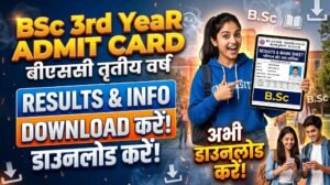 BSc 3rd Year Admit Card 2026
