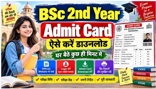Bsc 2nd Year Admit Card 2026