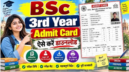 Bsc 3rd Year Admit Card 2026
