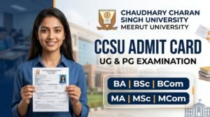 CCS University Admit Card 2026