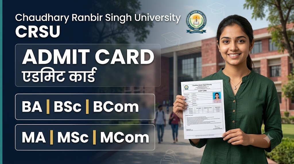 CRSU Admit Card 2026 Download