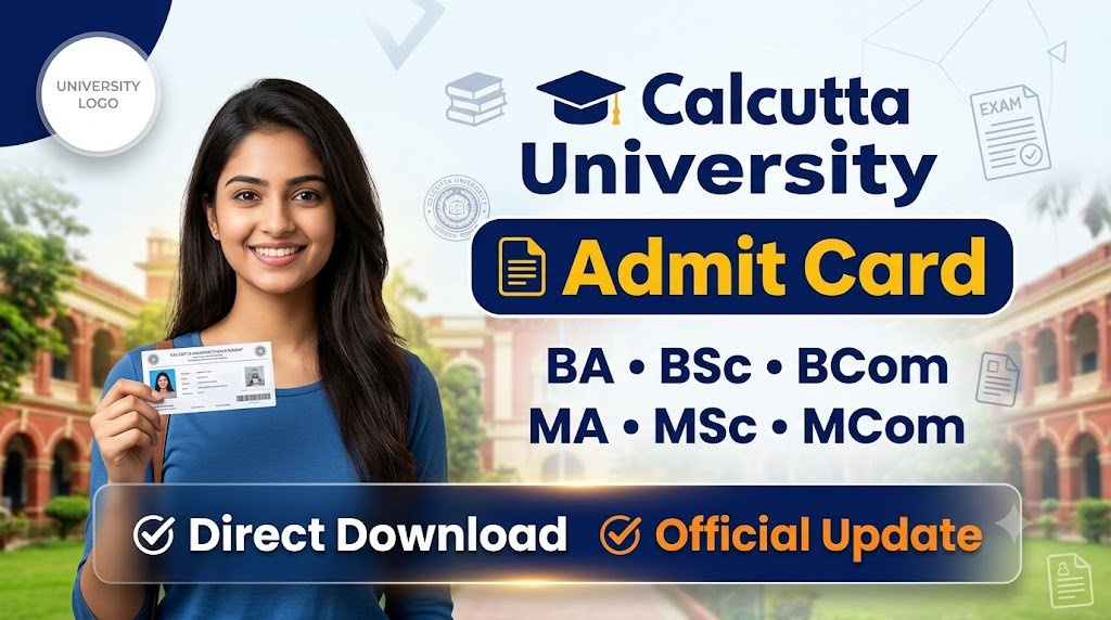Calcutta University Admit Card 2026