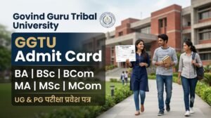 GGTU Admit Card 2026