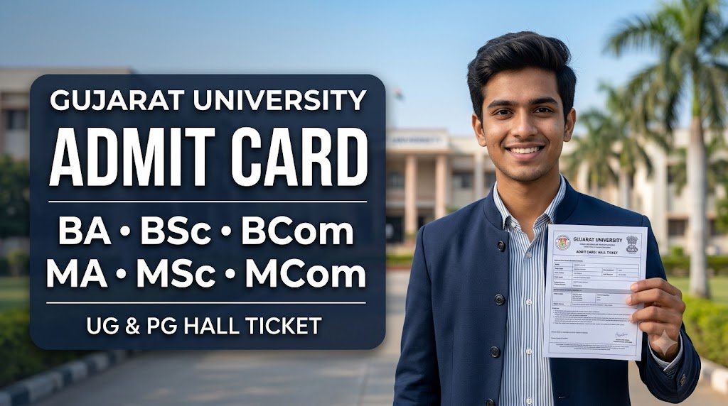 Gujarat University Admit Card 2026